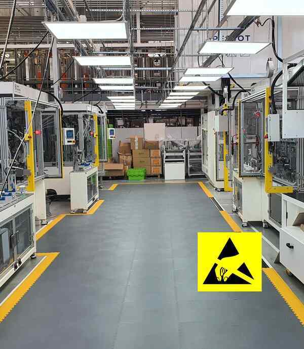 Flexi-Tile ESD floor tile completed project